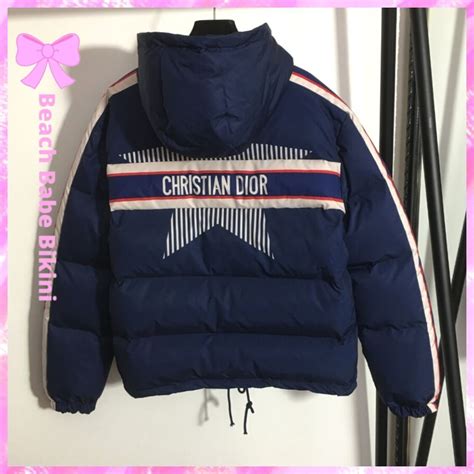 christian dior wind breaker|dior puffer jacket navy.